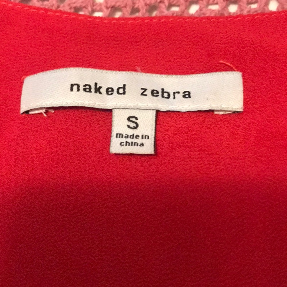 Burnt orange crepe blouse - Picture 2 of 3